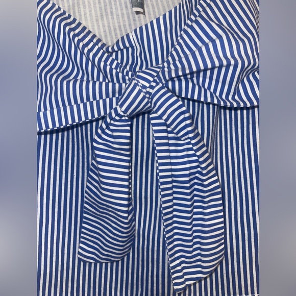 Zara Trafaluc Striped Bow Tank Top | Women’s Size Small - Picture 5 of 10